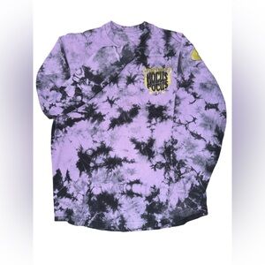 Disney Parks Spirit Jersey Hocus Pocus Tie Dye Black/Purple Sz XS Halloween